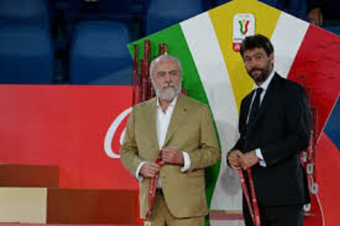 De Laurentis e Andrea Agnelli divisi sull'idea di giocare stasera