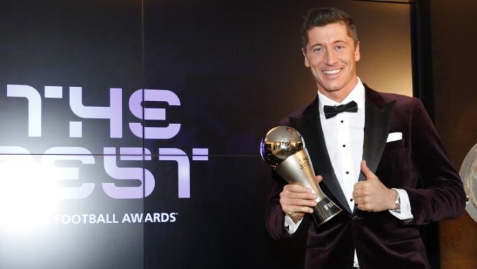 Lewandowski vince il FIFA best player 202 © Getty Images