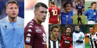 Vialli, Signori, Mancini, Baggio, Totti, Del Piero, Vieri, Inzaghi, Toni, Zola, Montella, Chiesa, Del Vecchio e poi Di Vaio, Miccoli, Di Natale, Di Michele, Iaquinta, Lucarelli