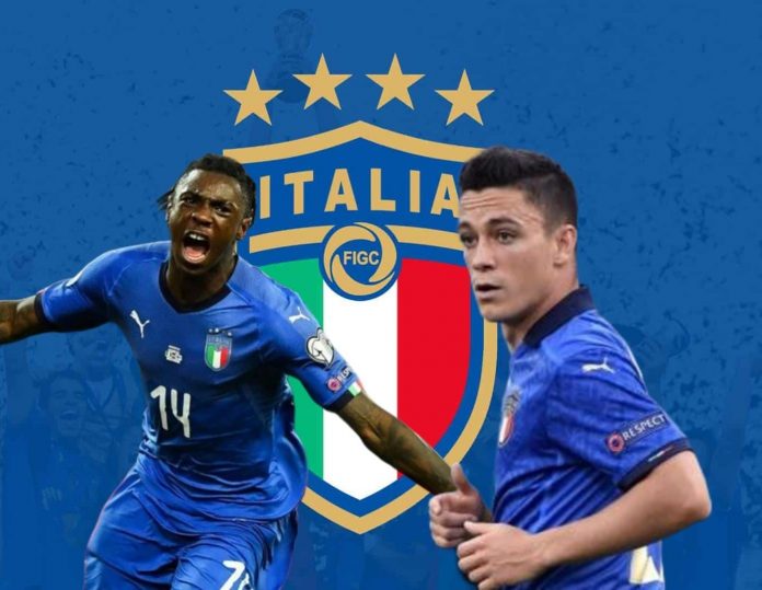 Kean e Raspadori autori di 3 dei 5 gol degli azzurri